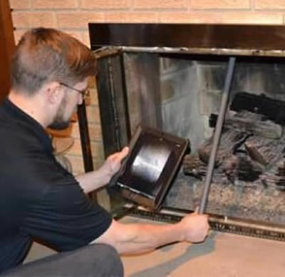 chimney cleaning inspection